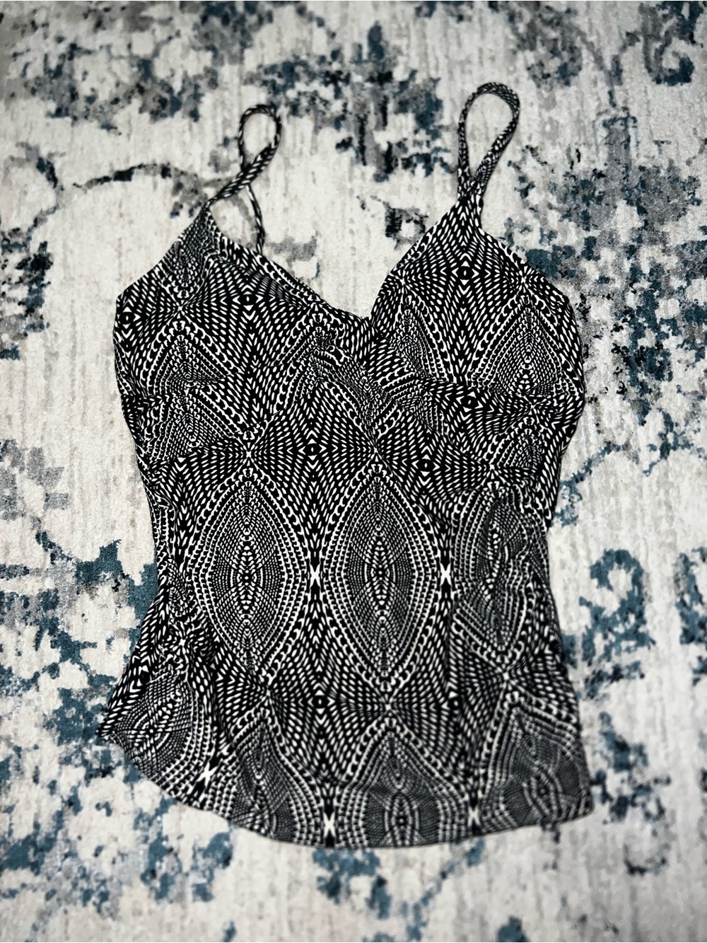 Black and White Tankini